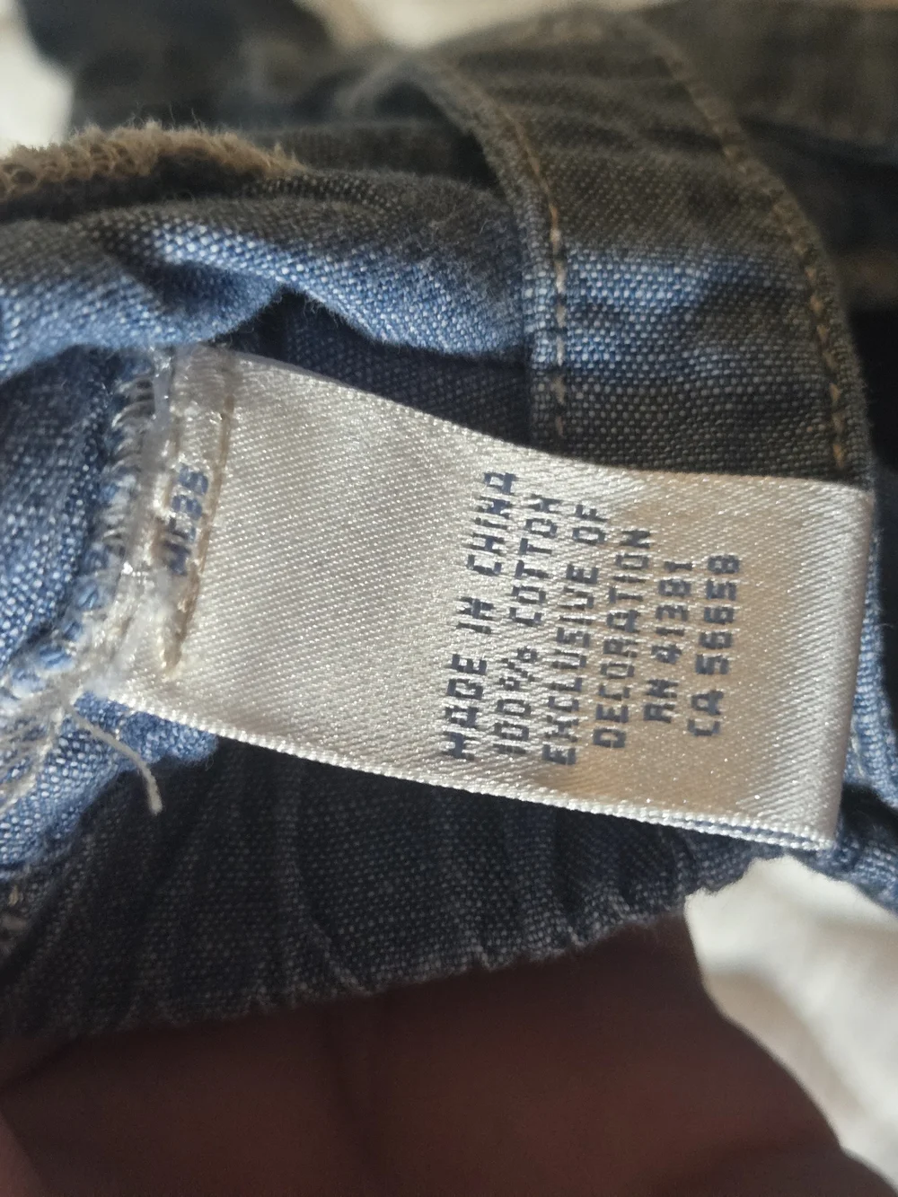 Ralph Lauren Baby Girl Denim One Piece Criss Cross Back No Size 3mth? Romper